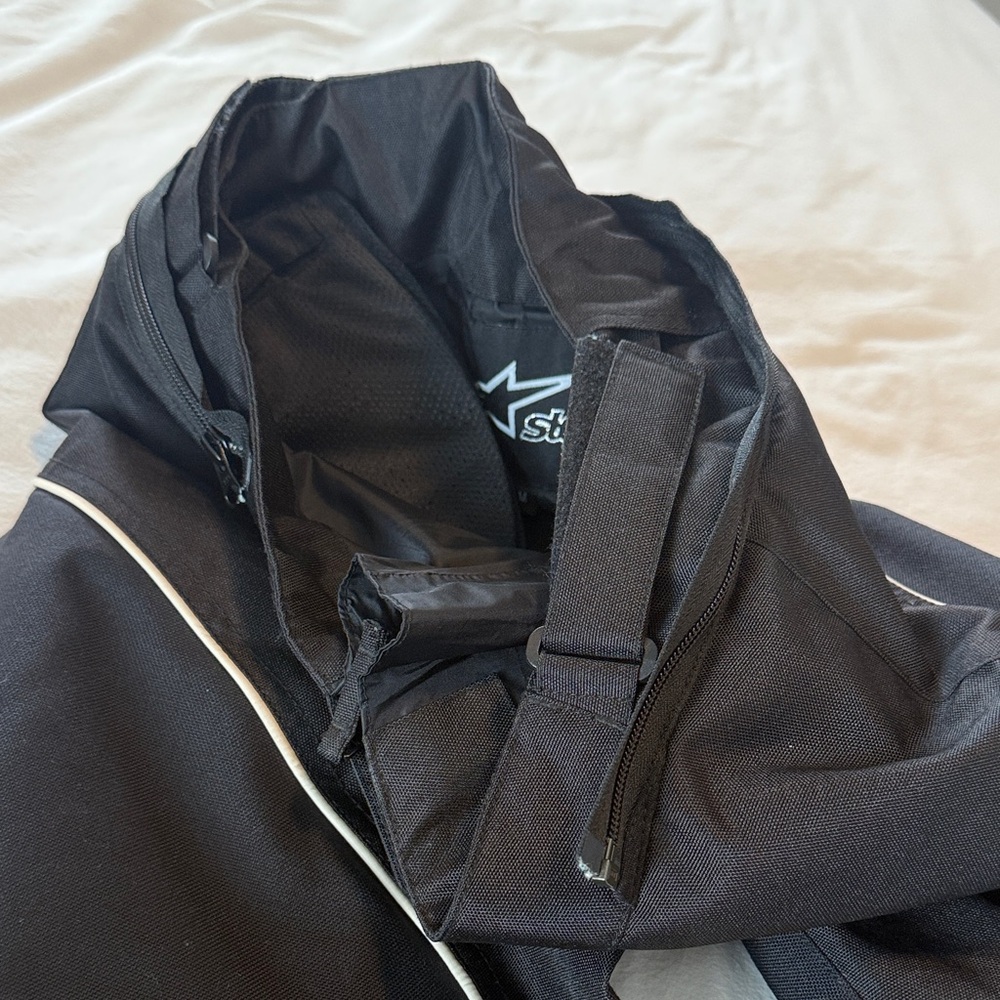 Alpinestars Black and White Women's Motorcycle Pants - Picture 15 of 15